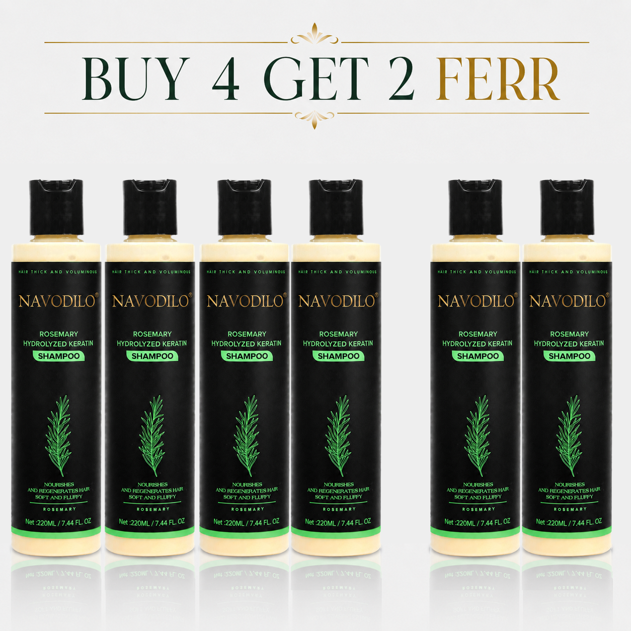 💟💟LAST DAY 50% OFF🏆NAVODILO® Official 200ml Full-Size Rosemary Keratin Scalp Shampoo| Full-size scalp care for thicker-looking, stronger-feeling hair.