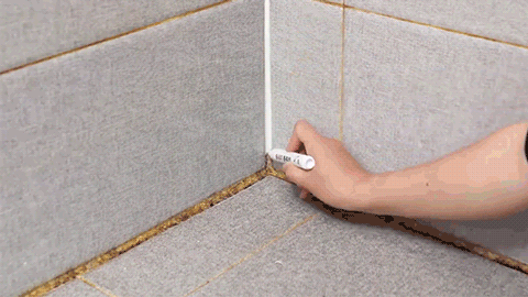 ✏️🕸️NAVODILO®Anti-mould and waterproof joint pen for ceramic tiles