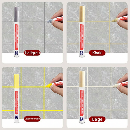 ✏️🕸️NAVODILO®Anti-mould and waterproof joint pen for ceramic tiles
