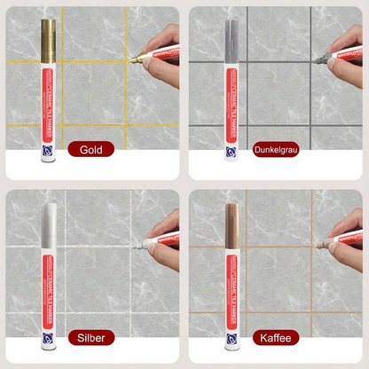 ✏️🕸️NAVODILO®Anti-mould and waterproof joint pen for ceramic tiles