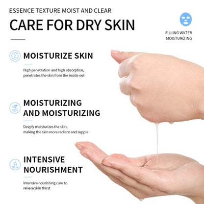 Polinexacosh Vitamin C & E Revitalizing Sheet Mask: Multi-Effect Repairing & Deep Hydrating Mask for Radiant, Nourished Skin