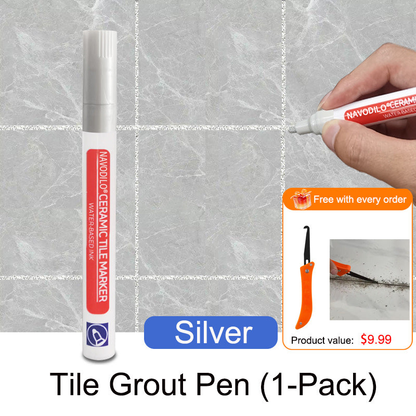 ✏️🕸️NAVODILO®Anti-mould and waterproof joint pen for ceramic tiles