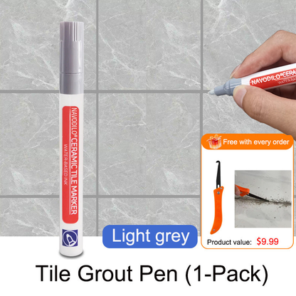 ✏️🕸️NAVODILO®Anti-mould and waterproof joint pen for ceramic tiles
