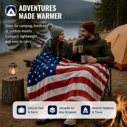 ❤️Show Your Pride in Comfort — Ultra-Soft National Flag Flannel Blanket