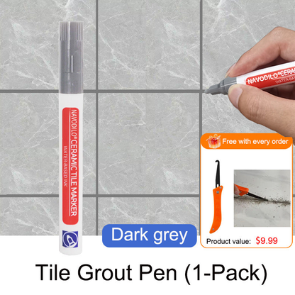 ✏️🕸️NAVODILO®Anti-mould and waterproof joint pen for ceramic tiles