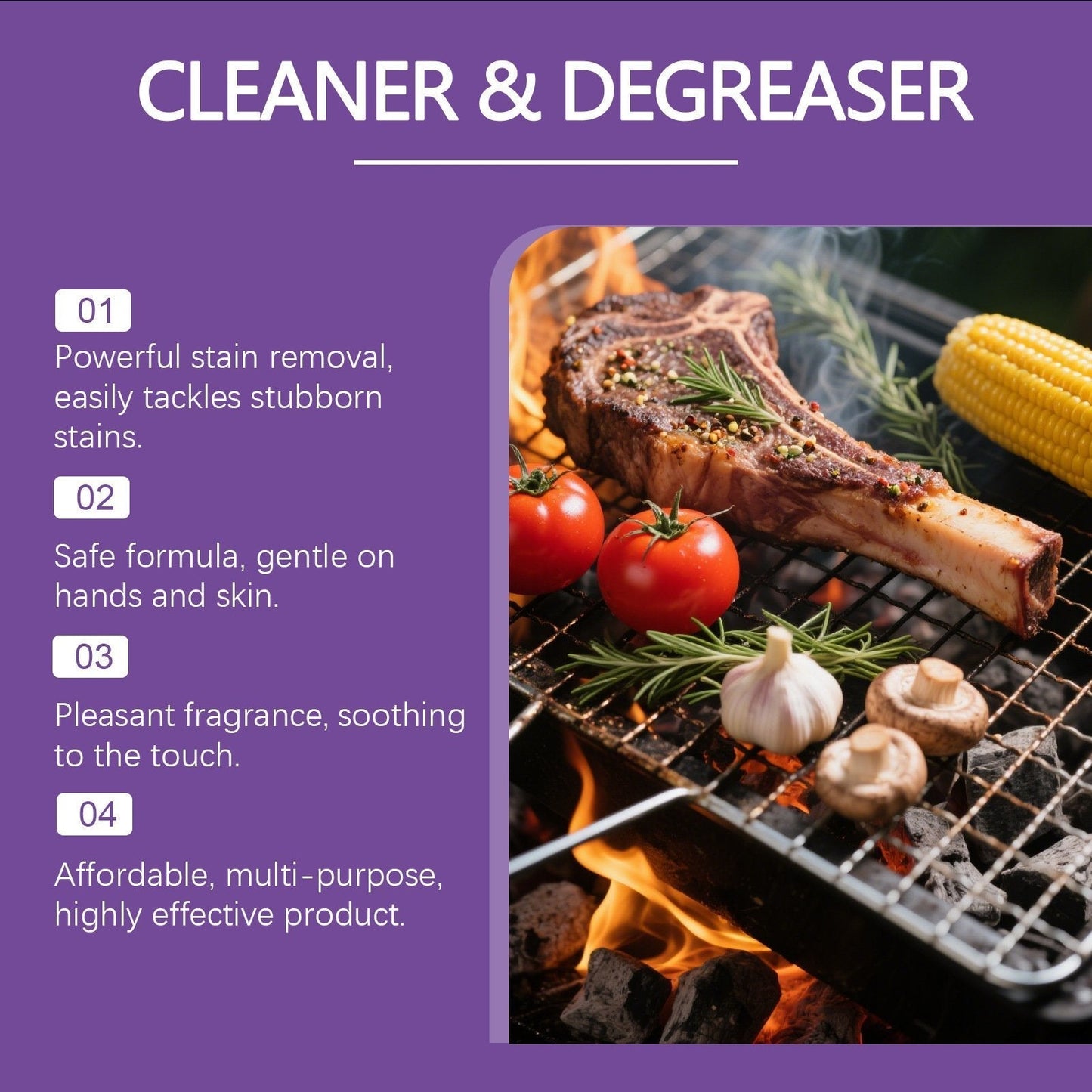 Navozilo®🍖🧼Fast-Acting Heavy-Duty Grill Degreaser Spray✨