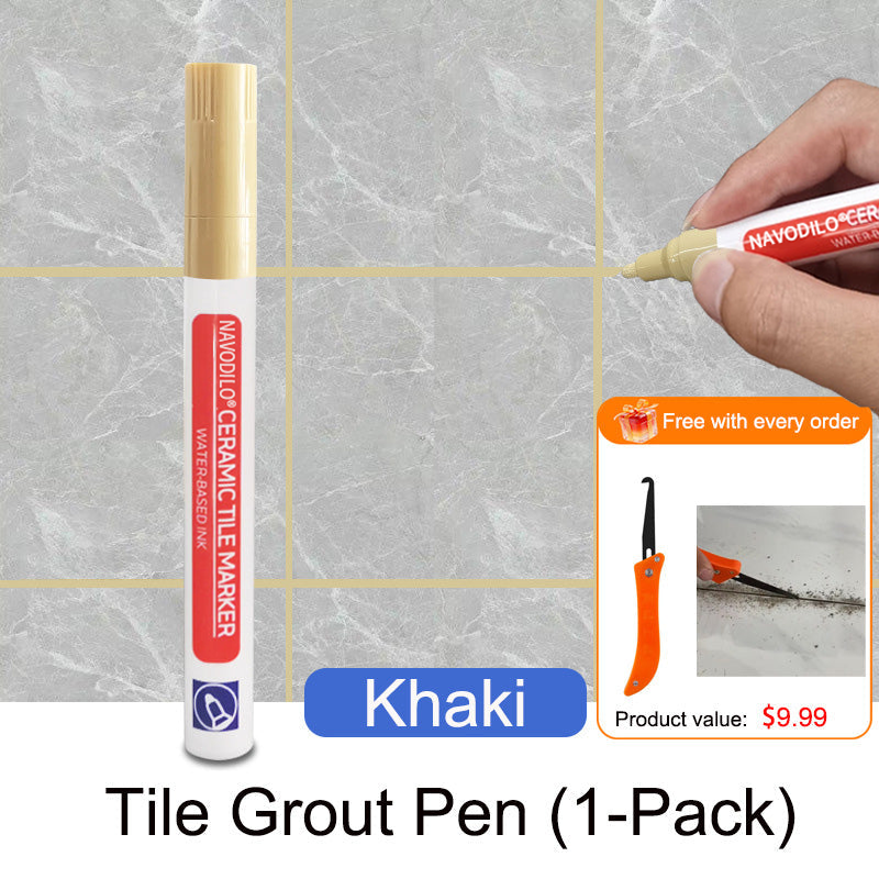 ✏️🕸️NAVODILO®Anti-mould and waterproof joint pen for ceramic tiles