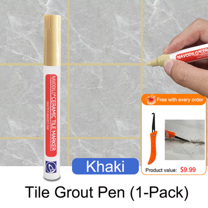 ✏️🕸️NAVODILO®Anti-mould and waterproof joint pen for ceramic tiles