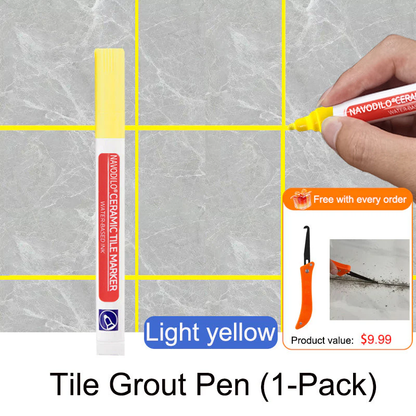 ✏️🕸️NAVODILO®Anti-mould and waterproof joint pen for ceramic tiles