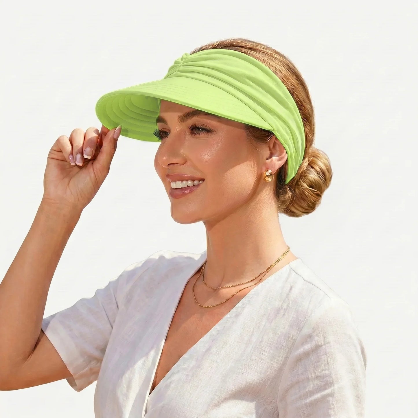 Navozilo® UPF 50+ Sun Visor Ponytail Hat☀️