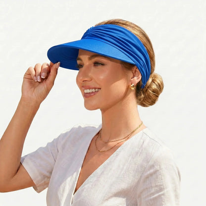 Navozilo® UPF 50+ Sun Visor Ponytail Hat☀️