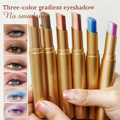 🌟 3-in-1 Shimmer Eyeshadow Stick-One Swipe, Stunning Eyes 😍