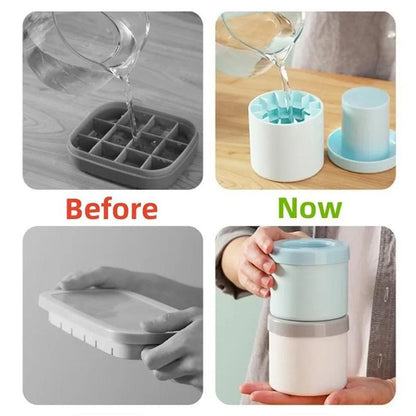 Navozilo®Silicone ice cube mold - DIY homemade ice maker for summer in the refrigerator