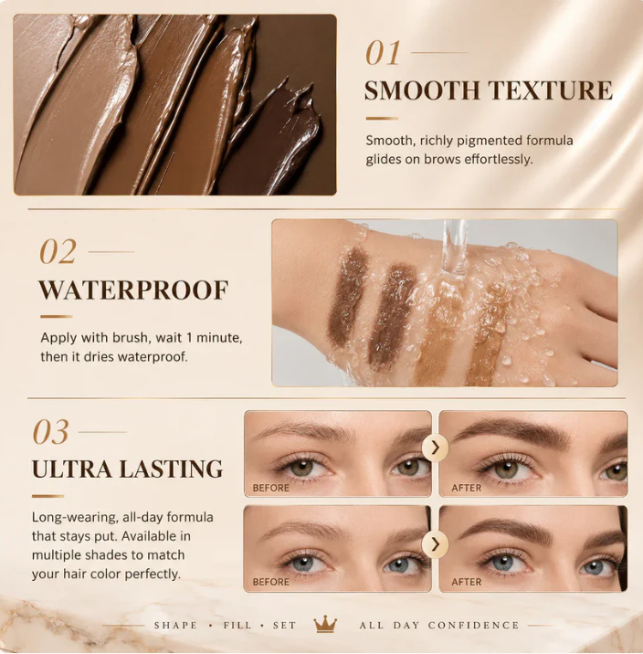 NAVOZILO®💦👑3D Waterproof Eyebrow Dye Cream-24H Long-Lasting & Smudge-Proof upsell
