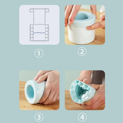 Navozilo®Silicone ice cube mold - DIY homemade ice maker for summer in the refrigerator