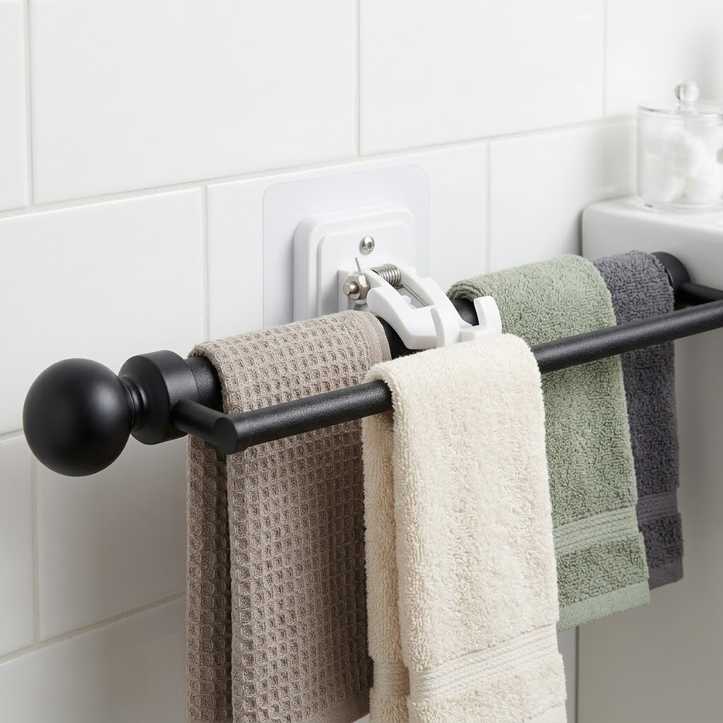 Navozilo® No-Drill Curtain Rod Brackets upsell