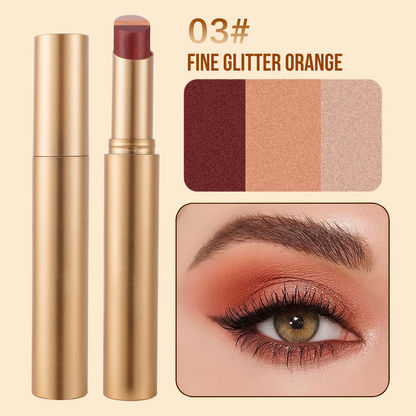🌟 3-in-1 Shimmer Eyeshadow Stick-One Swipe, Stunning Eyes 😍