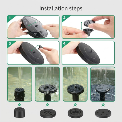 Navozilo®Solar Fountain Pump
