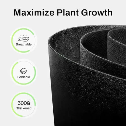 🍅Navozilo® 5-Pack 5 Gallon Grow Bags – Heavy Duty Aeration Fabric Pots🪴