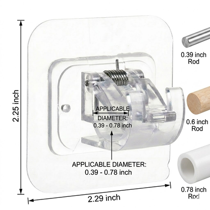 Navozilo® No-Drill Curtain Rod Brackets upsell