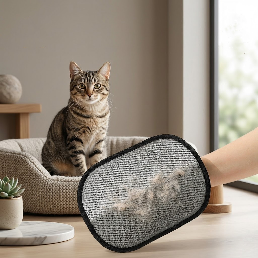 Navozilo® Reusable Pet Hair Remover Mitt