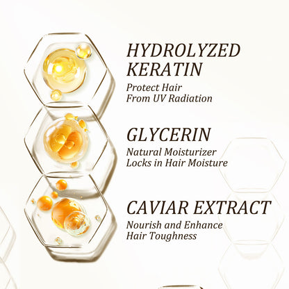 NAVOZILO® Collagen & Caviar Extract Deep Repair Hair Mask