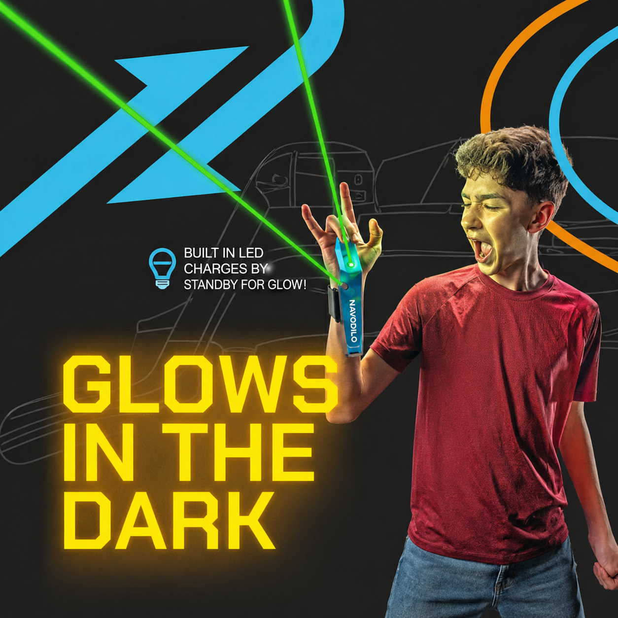 💟💟NAVODILO® Glow String Launcher——Unleash your inner hero with every glowing launch. (upsell)