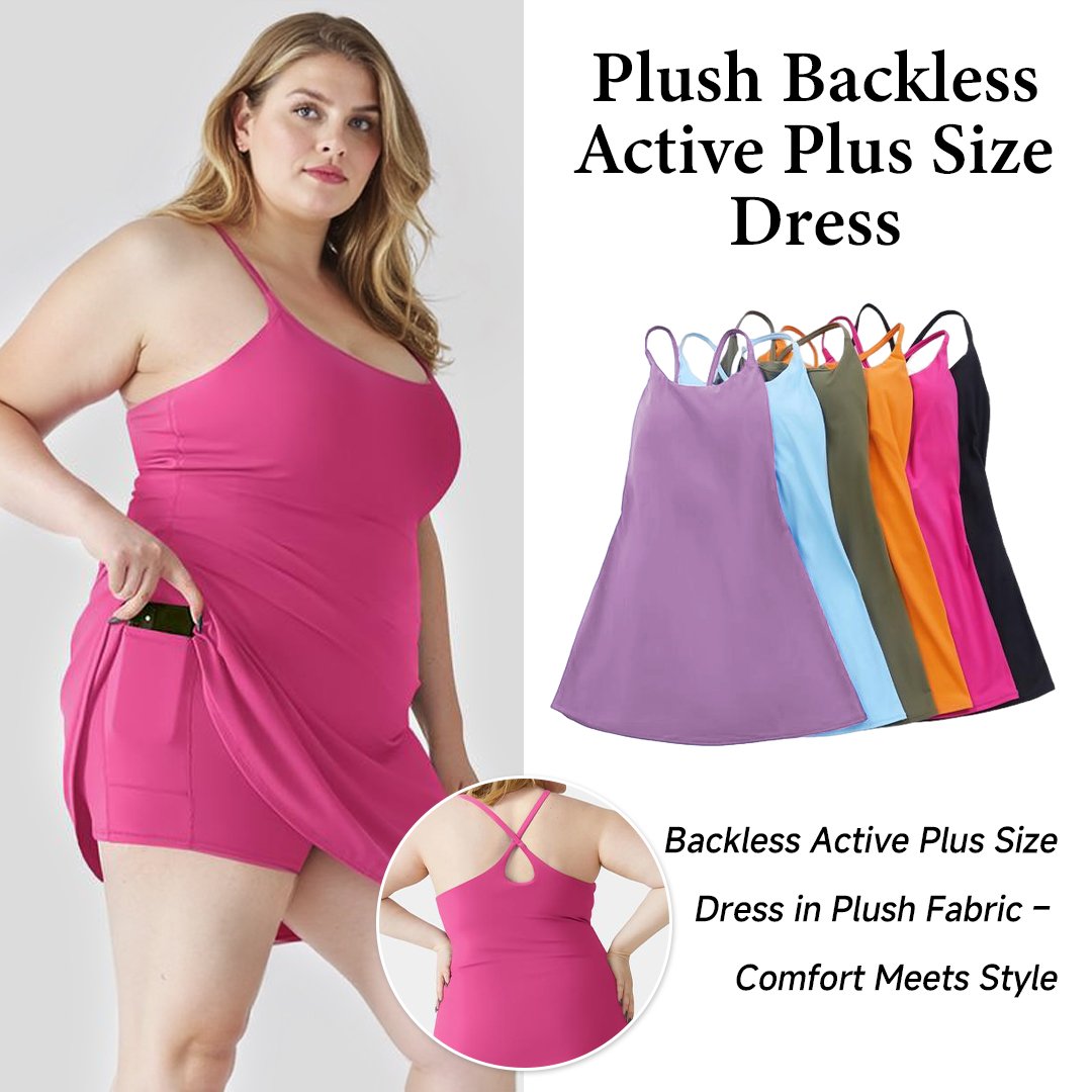NAVOZILO®The Ultimate Backless Active Dress — Made for Movement & Easy Bathroom Breaks