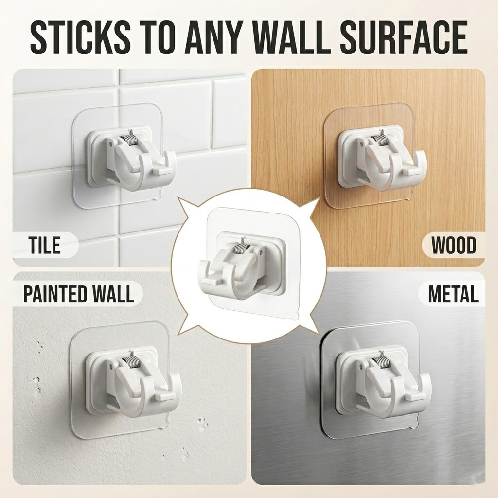 Navozilo® No-Drill Curtain Rod Brackets upsell