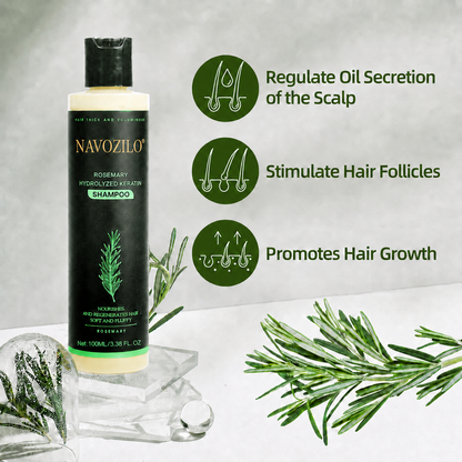 LAST DAY 50% OFF——🌿🌿NAVOZILO® Official -Size Rosemary Keratin Scalp Shampoo| Full-size scalp care for thicker-looking, stronger-feeling hair.