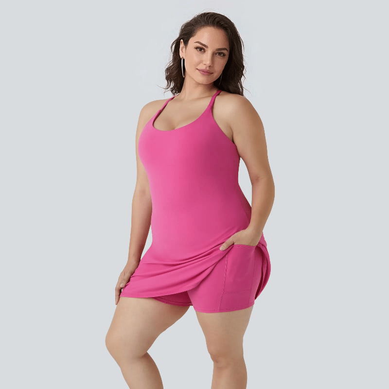 NAVOZILO®The Ultimate Backless Active Dress — Made for Movement & Easy Bathroom Breaks