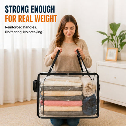 💟💟LAST DAY 50% OFF 📦NAVODILO® Large Heavy-Duty Thick Plastic Clear Storage