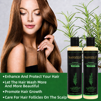 LAST DAY 50% OFF——🌿🌿NAVOZILO® Official -Size Rosemary Keratin Scalp Shampoo| Full-size scalp care for thicker-looking, stronger-feeling hair.