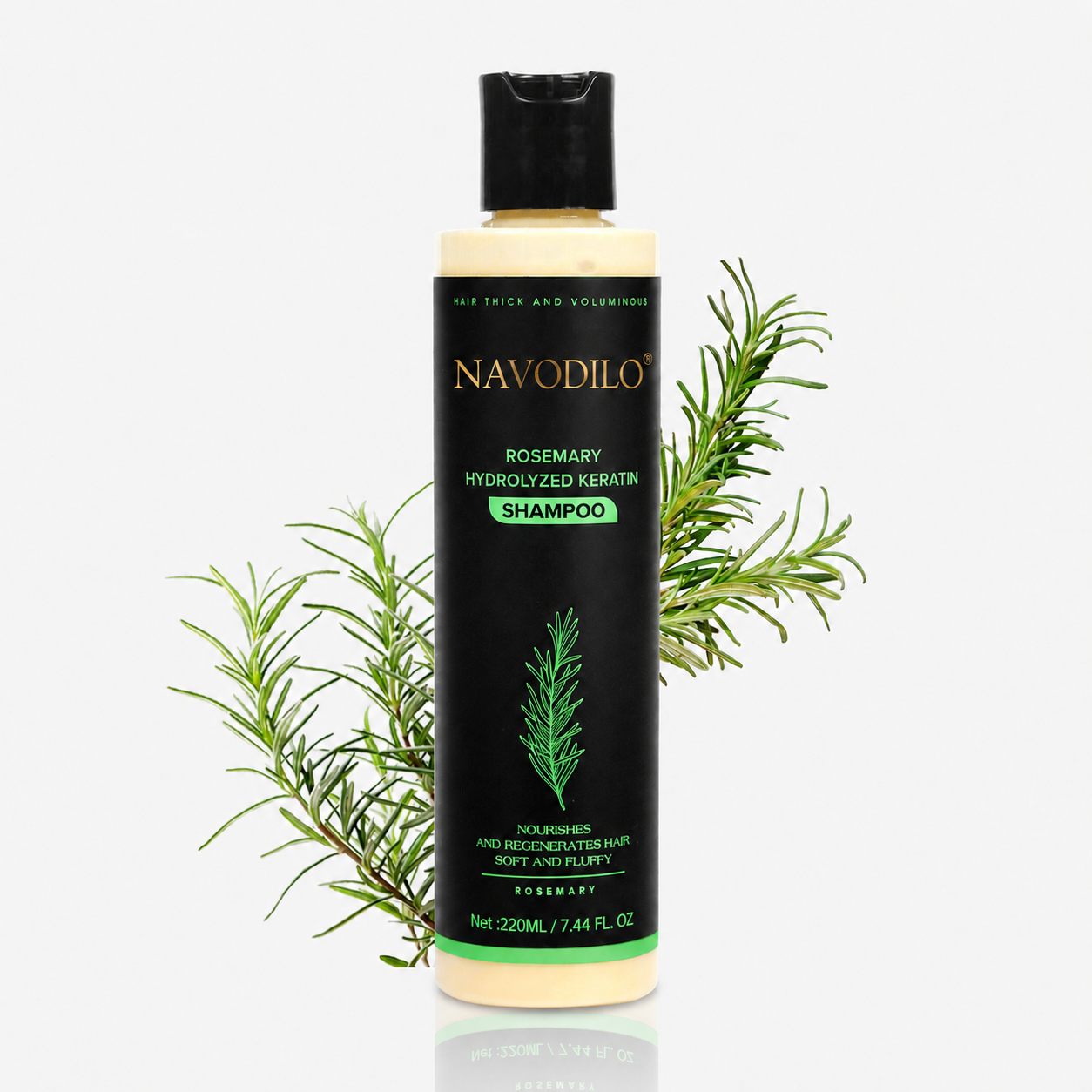 LAST DAY 50% OFF🏆NAVODILO® Official 200ml Full-Size Rosemary Keratin Scalp Shampoo| Full-size scalp care for thicker-looking, stronger-feeling hair.