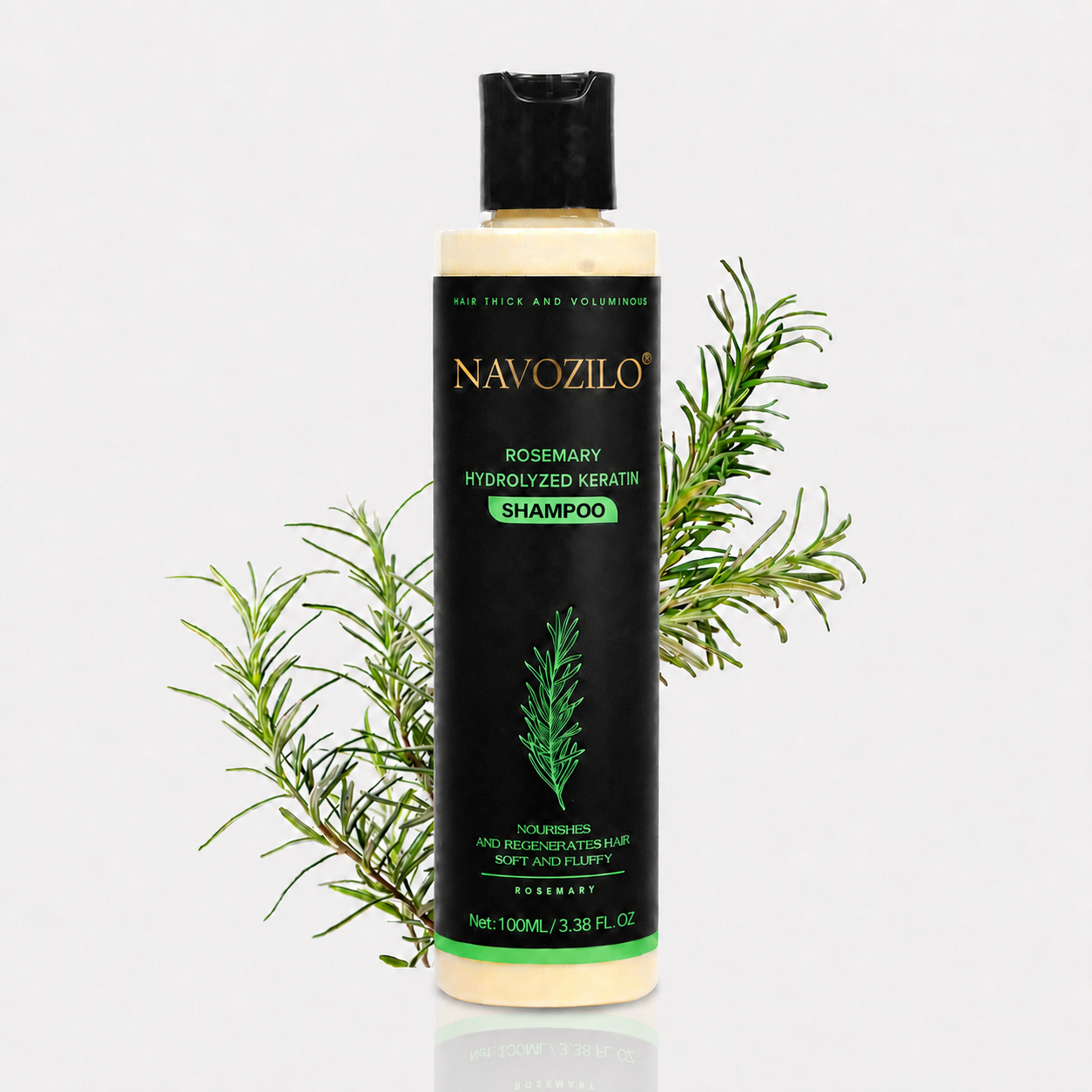 LAST DAY 50% OFF——🌿🌿NAVOZILO® Official -Size Rosemary Keratin Scalp Shampoo| Full-size scalp care for thicker-looking, stronger-feeling hair.
