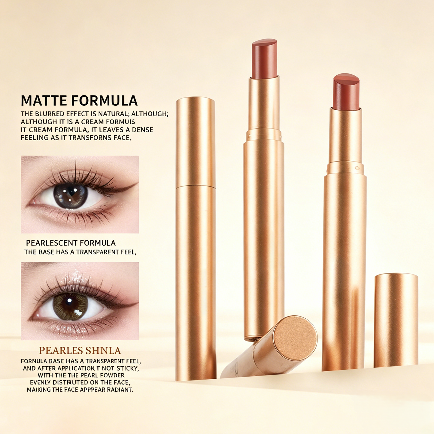 🌟 3-in-1 Shimmer Eyeshadow Stick-One Swipe, Stunning Eyes 😍