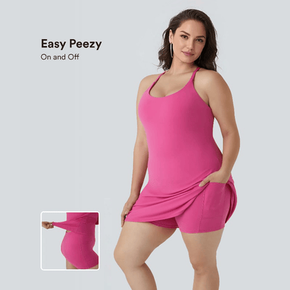 NAVOZILO®The Ultimate Backless Active Dress — Made for Movement & Easy Bathroom Breaks