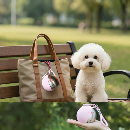 Navozilo® Portable Dog Water Bottle – Leak-Proof Travel Bottle with Bowl