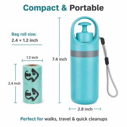 Navozilo® Dog Poop Scooper with Bags | Portable Pet Waste Cleaner🐶