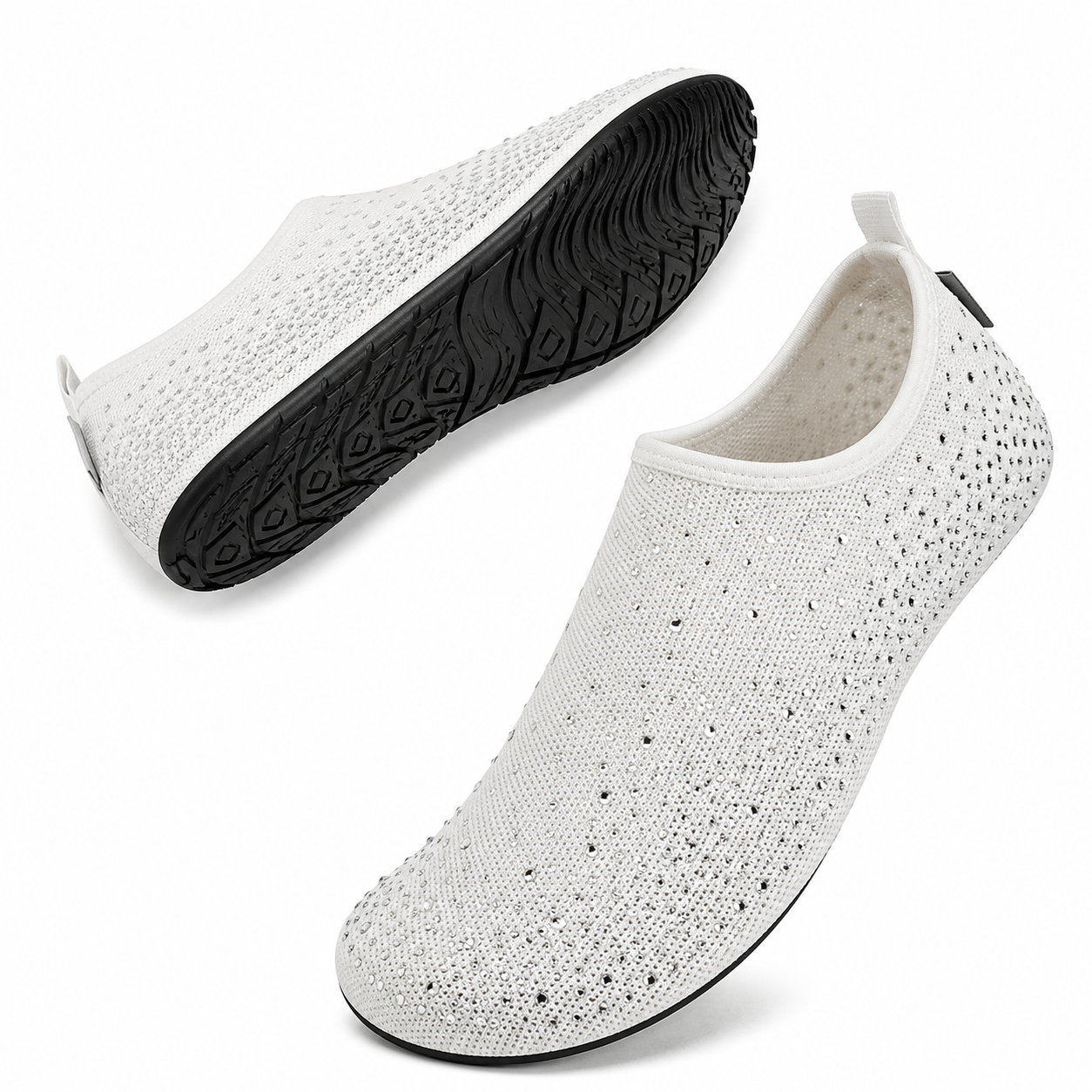 LAST DAY 50% OFF | NAVOZILO®Sparkly Slip-On Shoes For Beach, Rain & Travel