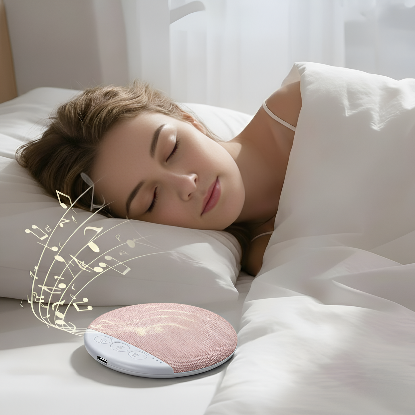 🎁💤Wireless Sleep Pillow Speaker – Ultra-Thin Wireless Audio for Bedtime Comfort