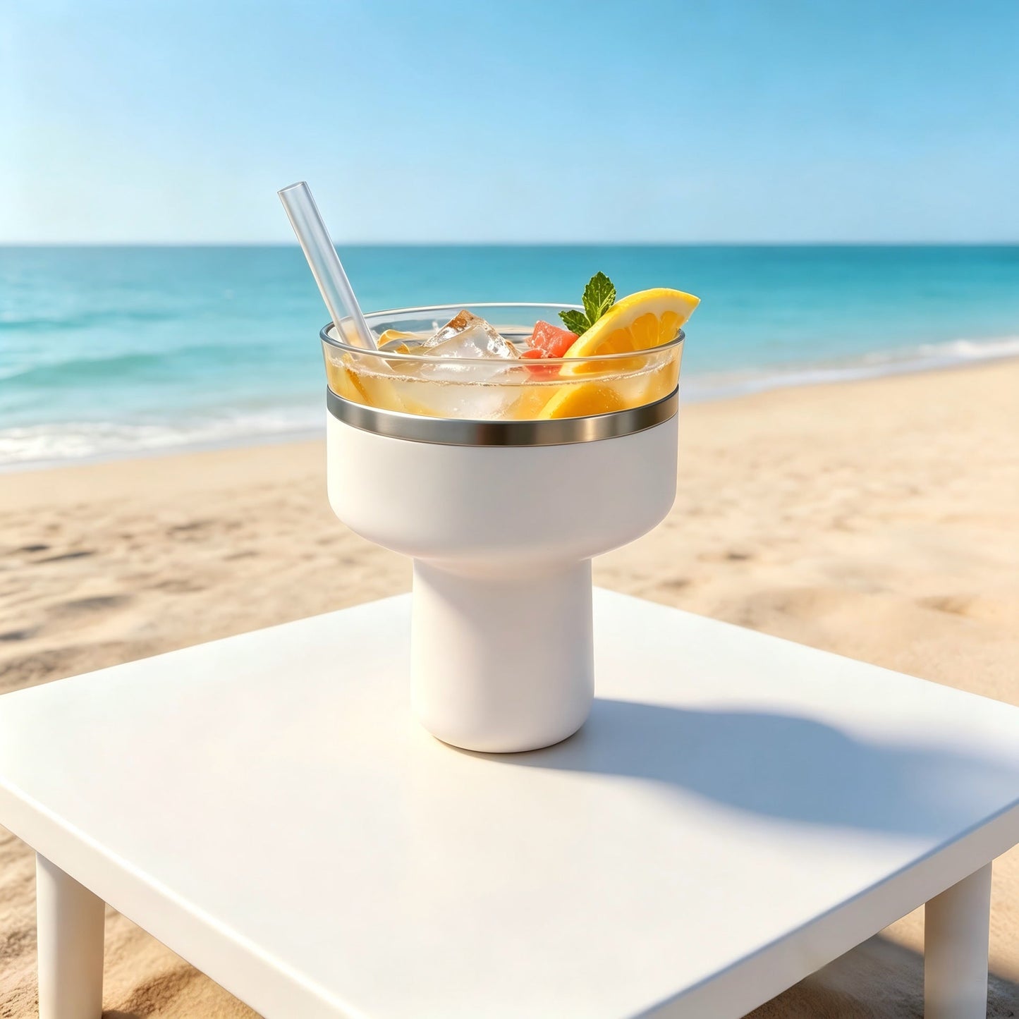 Navozilo® 16 oz Cocktail Tumbler - Insulated Margarita Tumbler with Lid (Upsell)