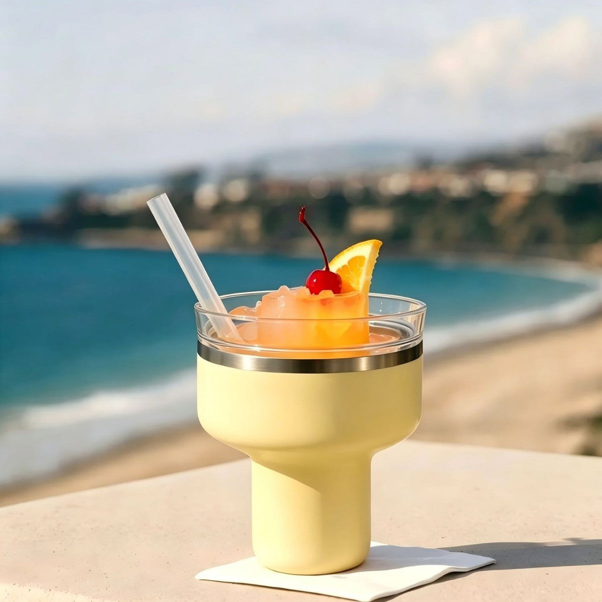 Navozilo® 16 oz Cocktail Tumbler - Insulated Margarita Tumbler with Lid (Upsell)