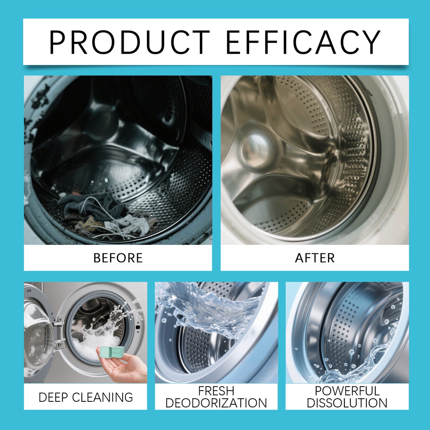 Navozilo®Washing Machine Cleaning Tablets