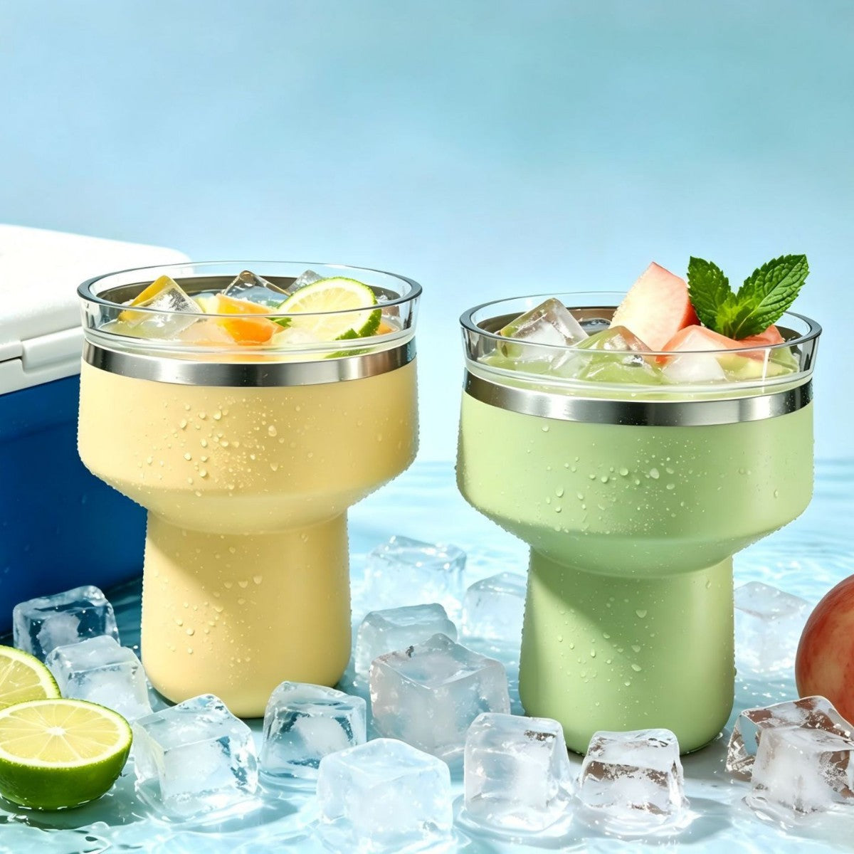 Navozilo® 16 oz Cocktail Tumbler - Insulated Margarita Tumbler with Lid (Upsell)