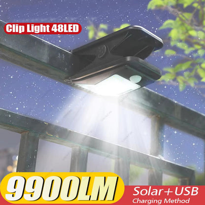 NAVODILO®Outdoor Solar Lights Clip Light