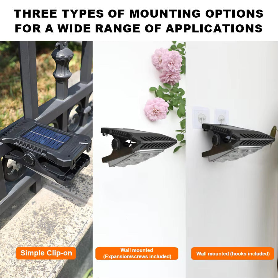 NAVODILO®Outdoor Solar Lights Clip Light