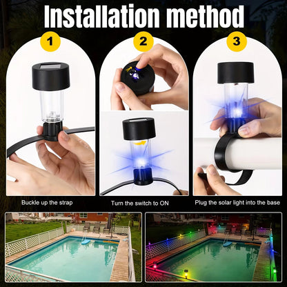 NAVODILO®Solar Fence Light