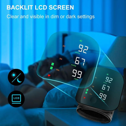 NAVODILO®USB-C Rechargeable Wrist Blood Pressure Monitor