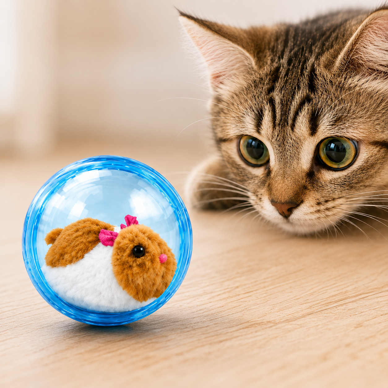 SELF-ROLLING® Cat Ball That Turns Bored CatsInto Play Mode